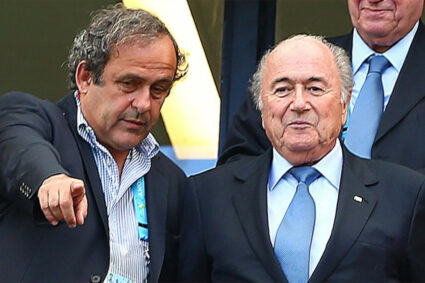 Platini et Blatter